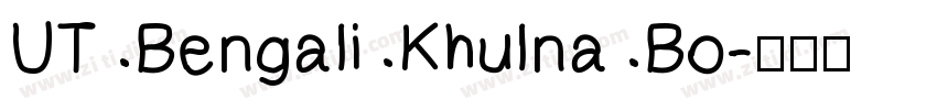 UT Bengali Khulna Bo字体转换